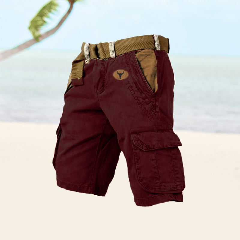 Men's multi-purpose cargo shorts - iman