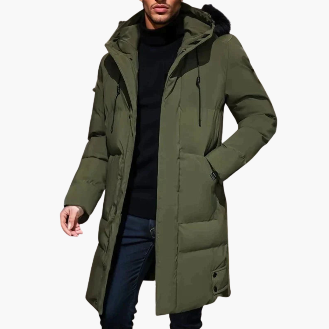 Waterproof Men's Hooded Parka Coat