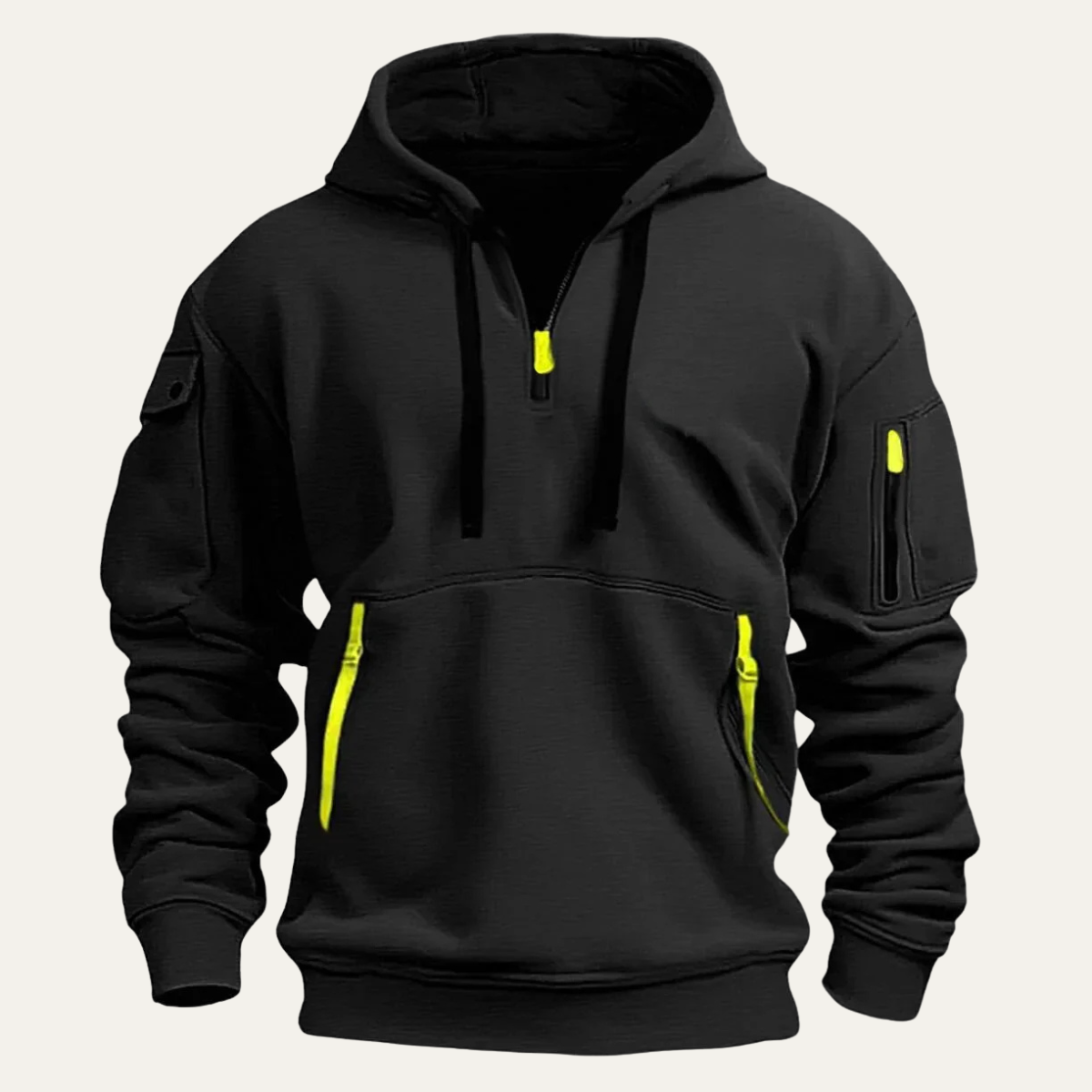 Waterproof Men's Insulated Multi Pocket Hooded Jacket