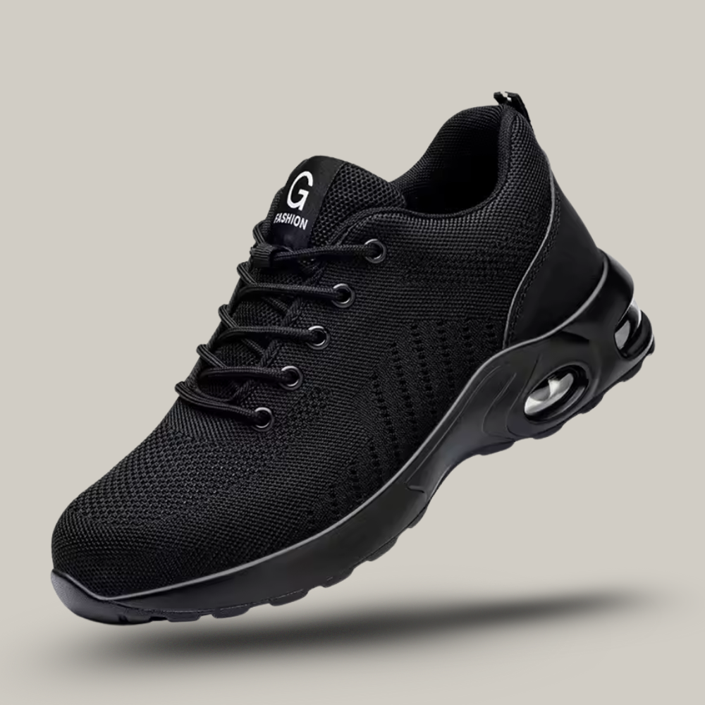 Airz Safety Shoes – Lightweight Comfortable Steel Toe Work Sneakers