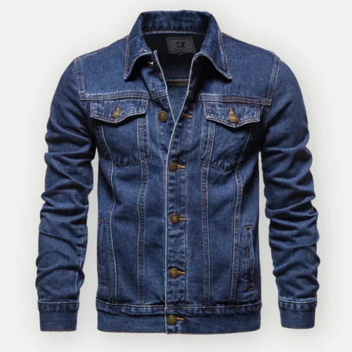 Victor Denim Trucker Jacket: Stylish Design
