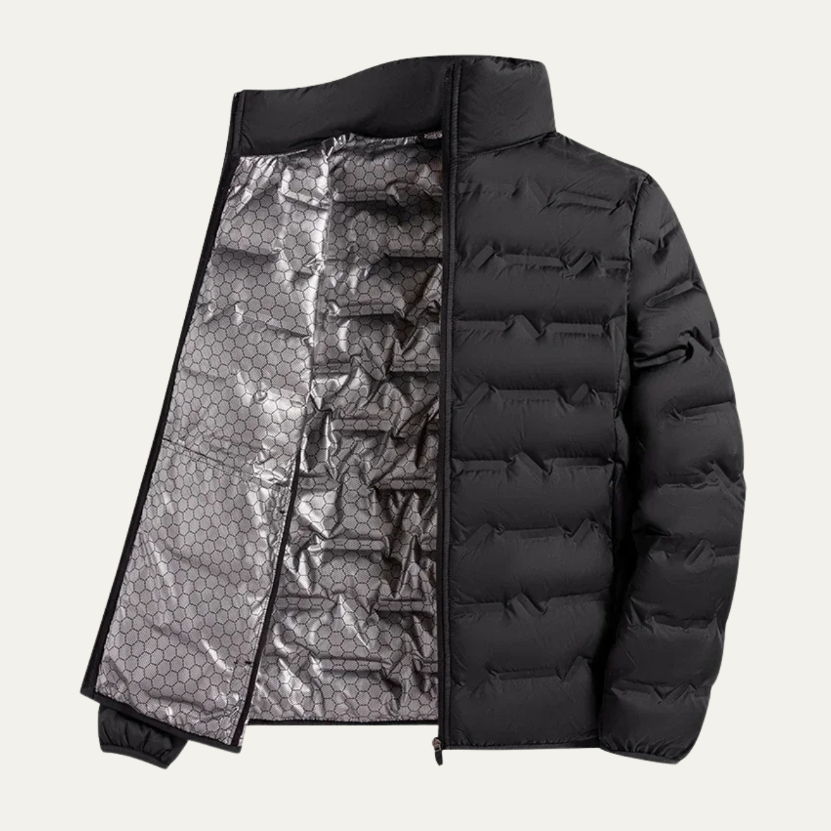 Warm Men's Insulated Ski Jacket with Thermal Lining