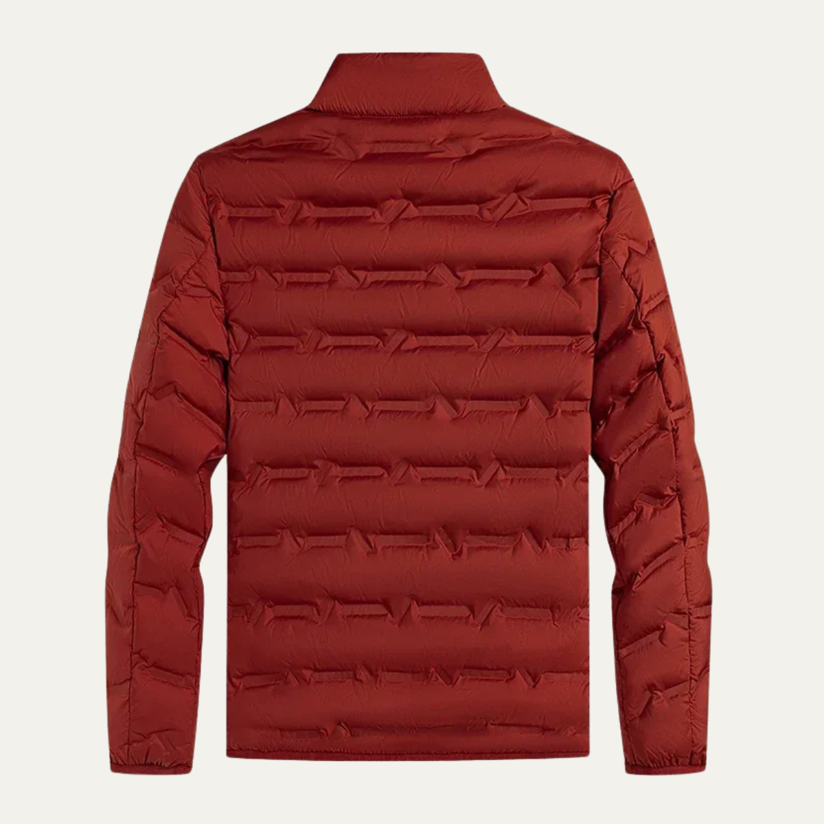Warm Waterproof Men's Ski Down Jacket - Red