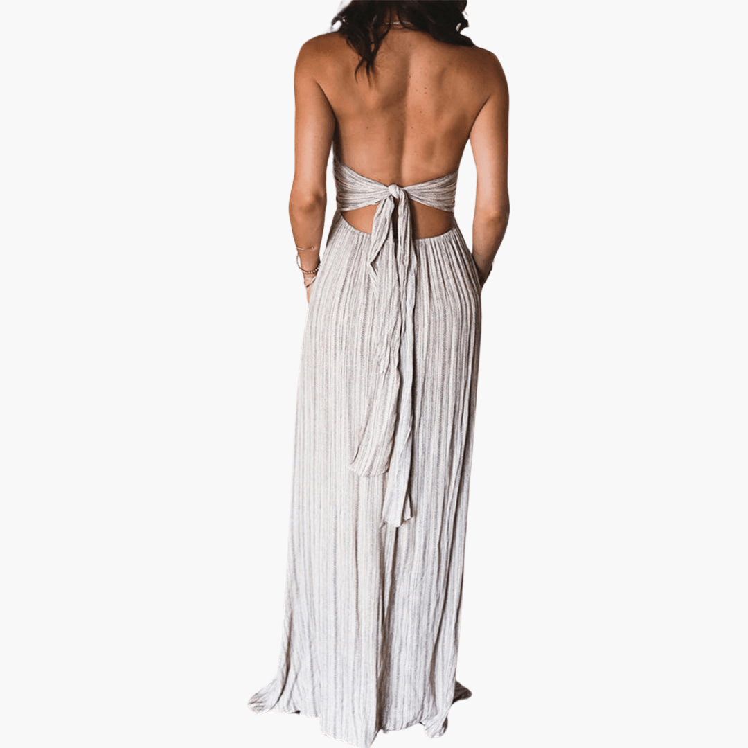 Casual Floral Maxi Dress for Women - Summer Holiday Dress
