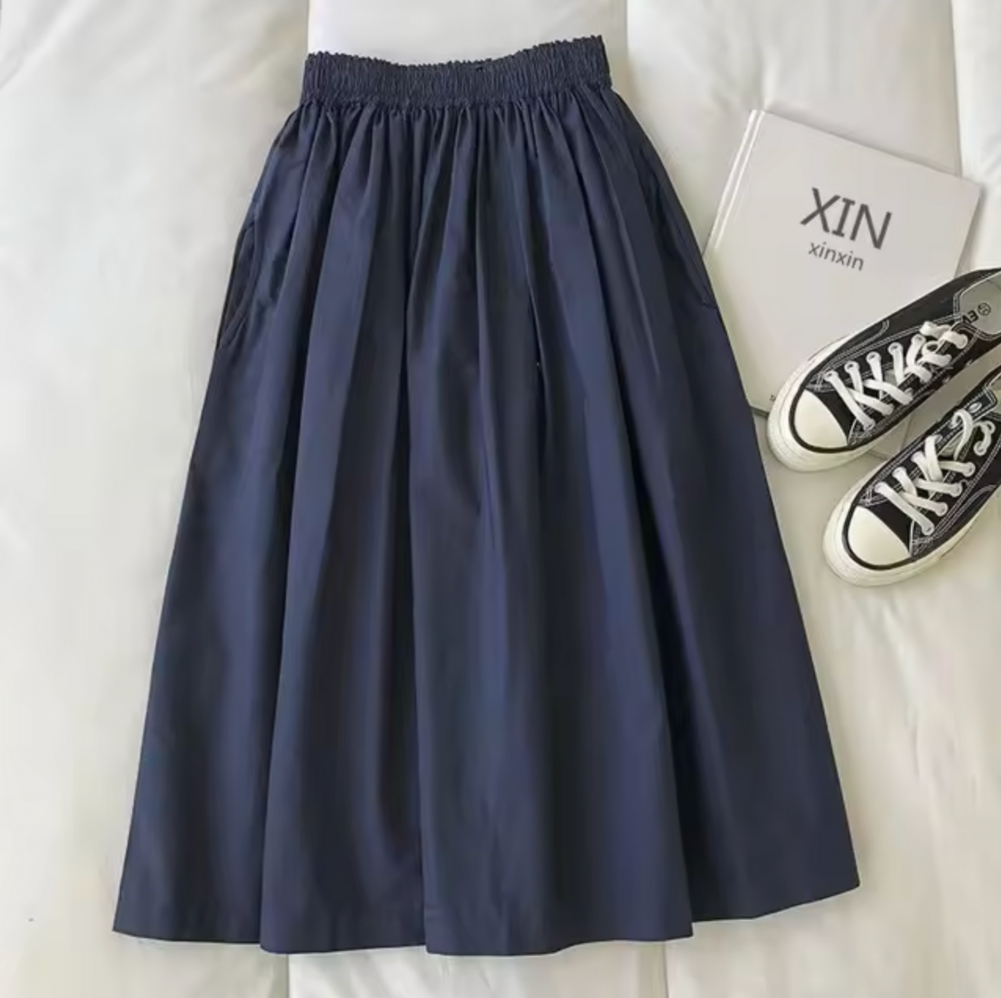 ANYA | Wide high-waisted skirt