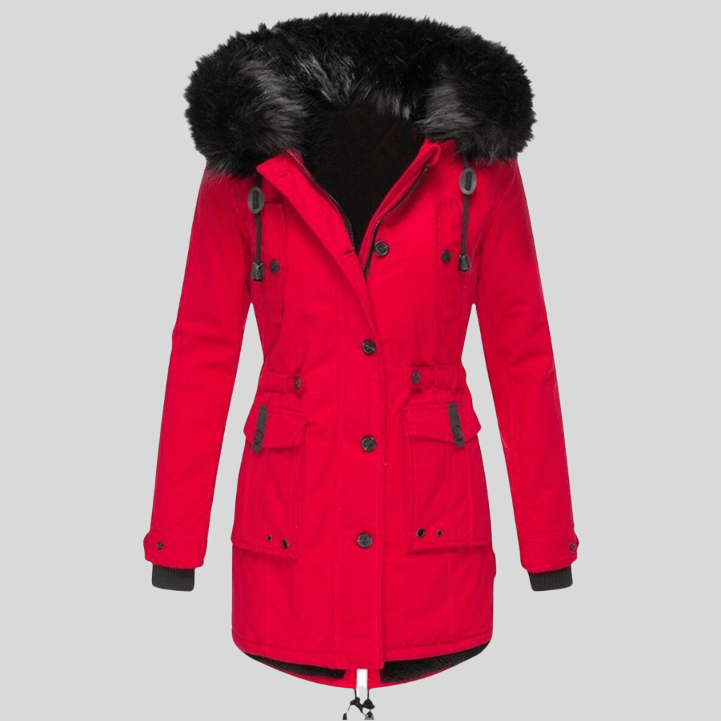 Warm Waterproof Parka Coat for Women