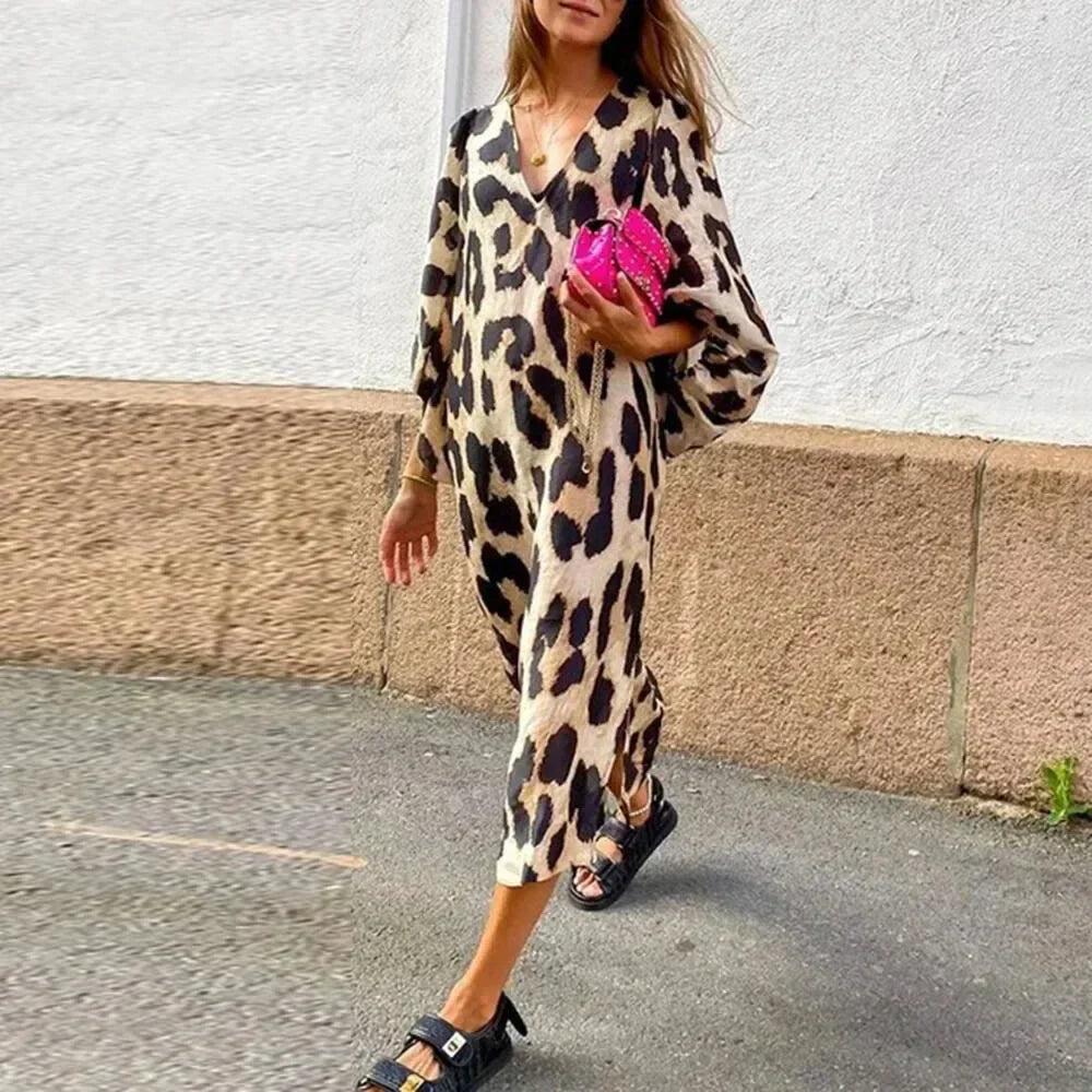 Beautiful Leopard Women's Party Dress