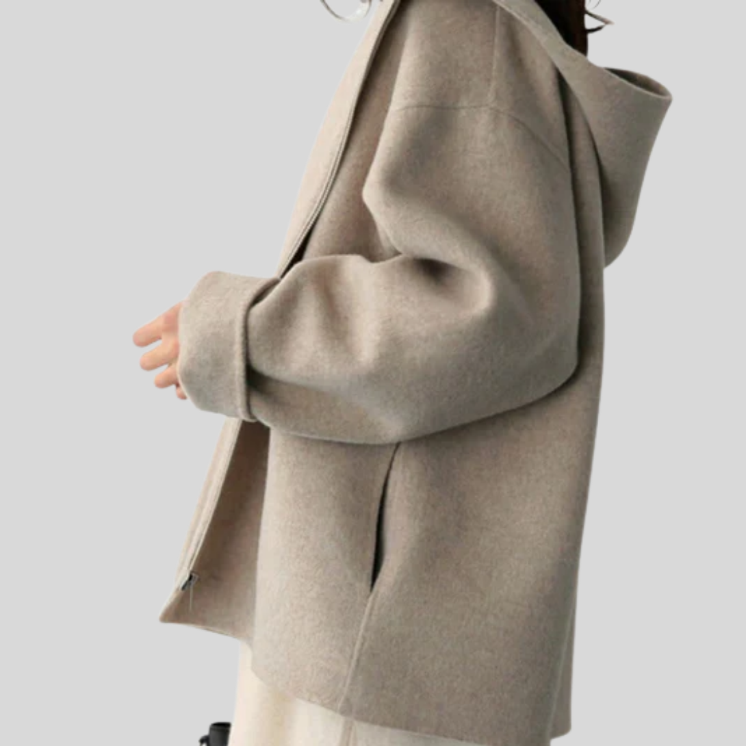 Waterproof Women's Parka Jacket with Adjustable Hood