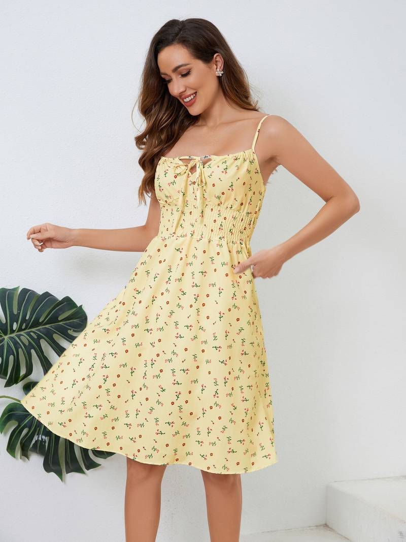 Casual Madison Drawstring Cami Dress