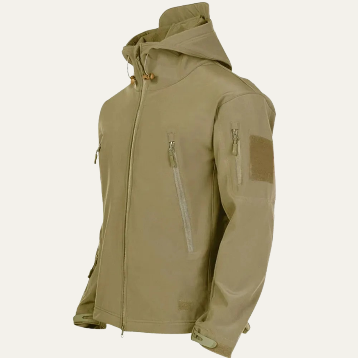 Waterproof Men's Breathable Soft Shell Hooded Coat