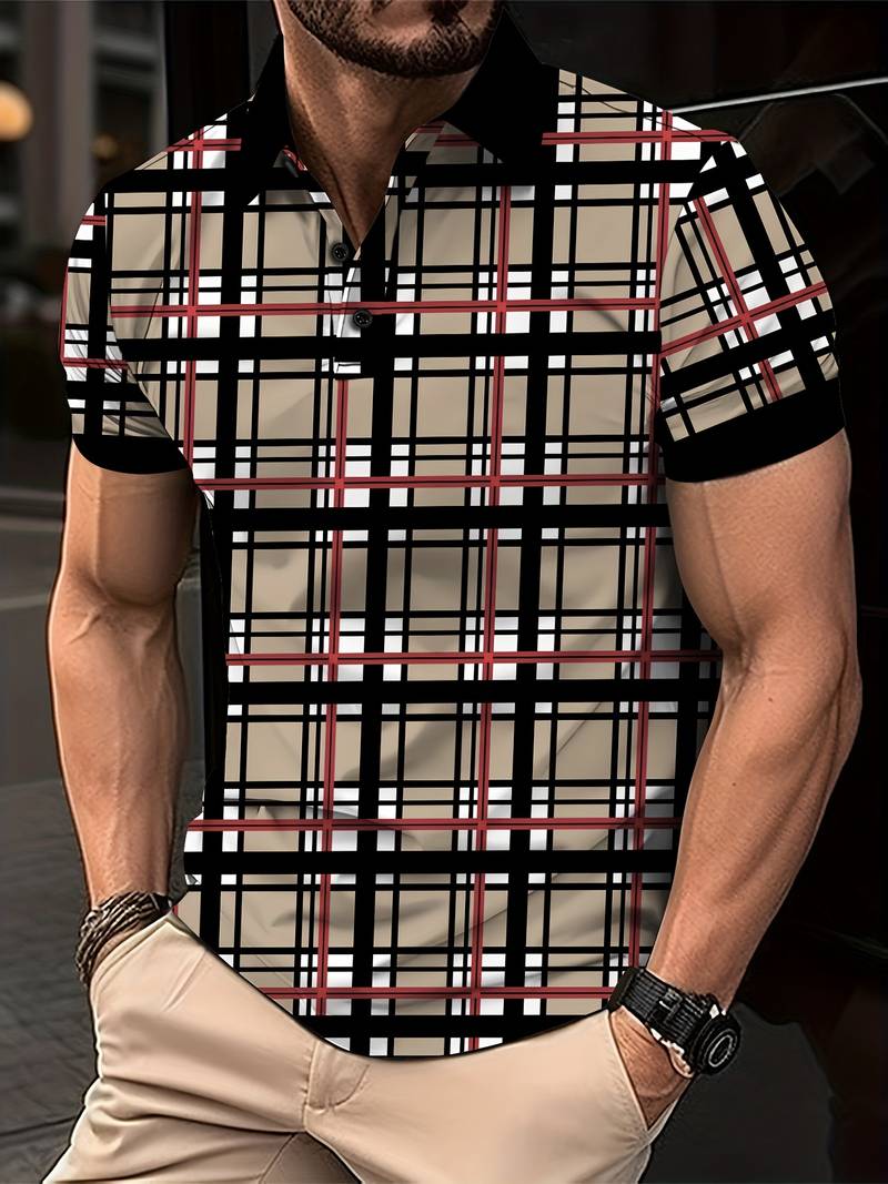 Alexander Check Shirt with Graphic Print