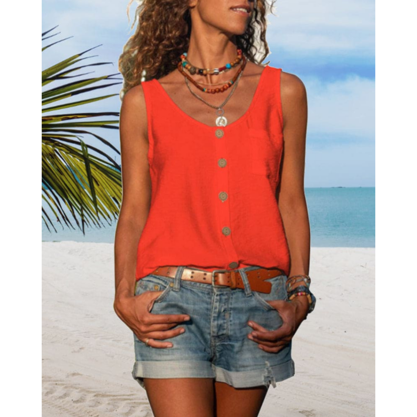 Armance | Women's Top | Fluid Cut and V-Neck