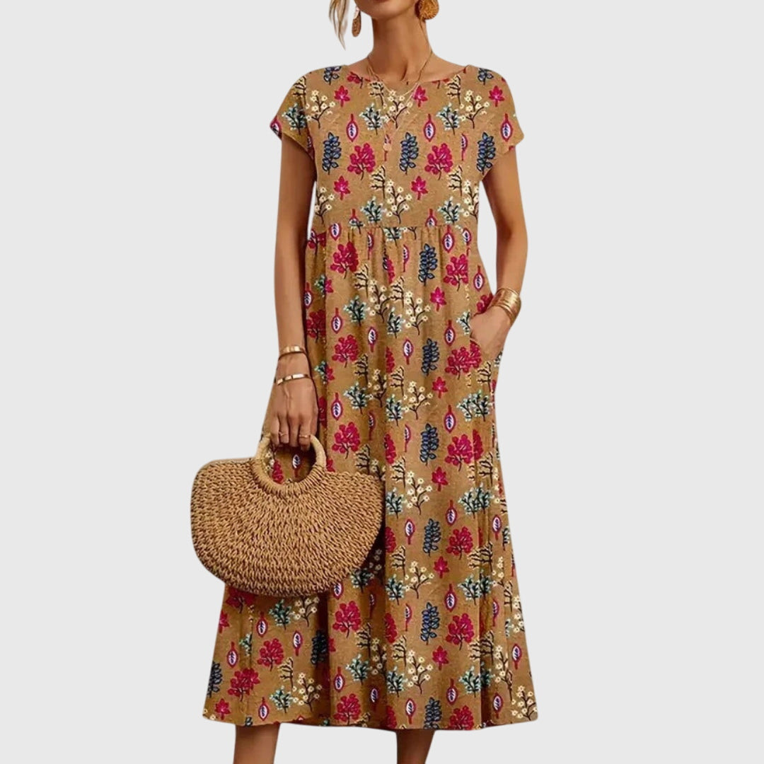 Beautiful Floral Summer Dress