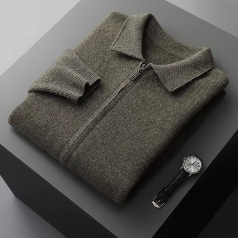 Adrian de Vries | Luxury men's vest with zipper closure