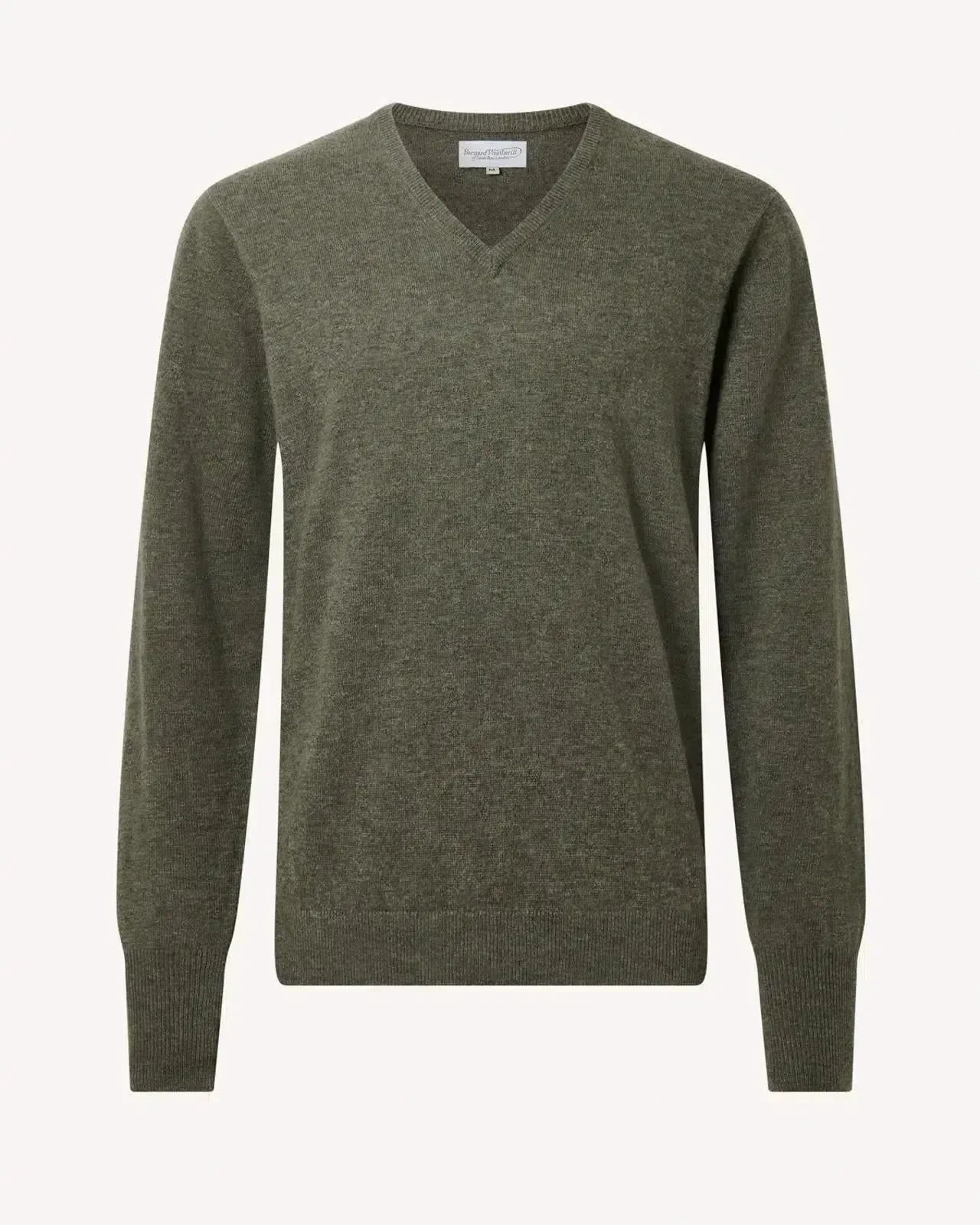 Charles - Savile Row V-Neck Pullover – Dark Green