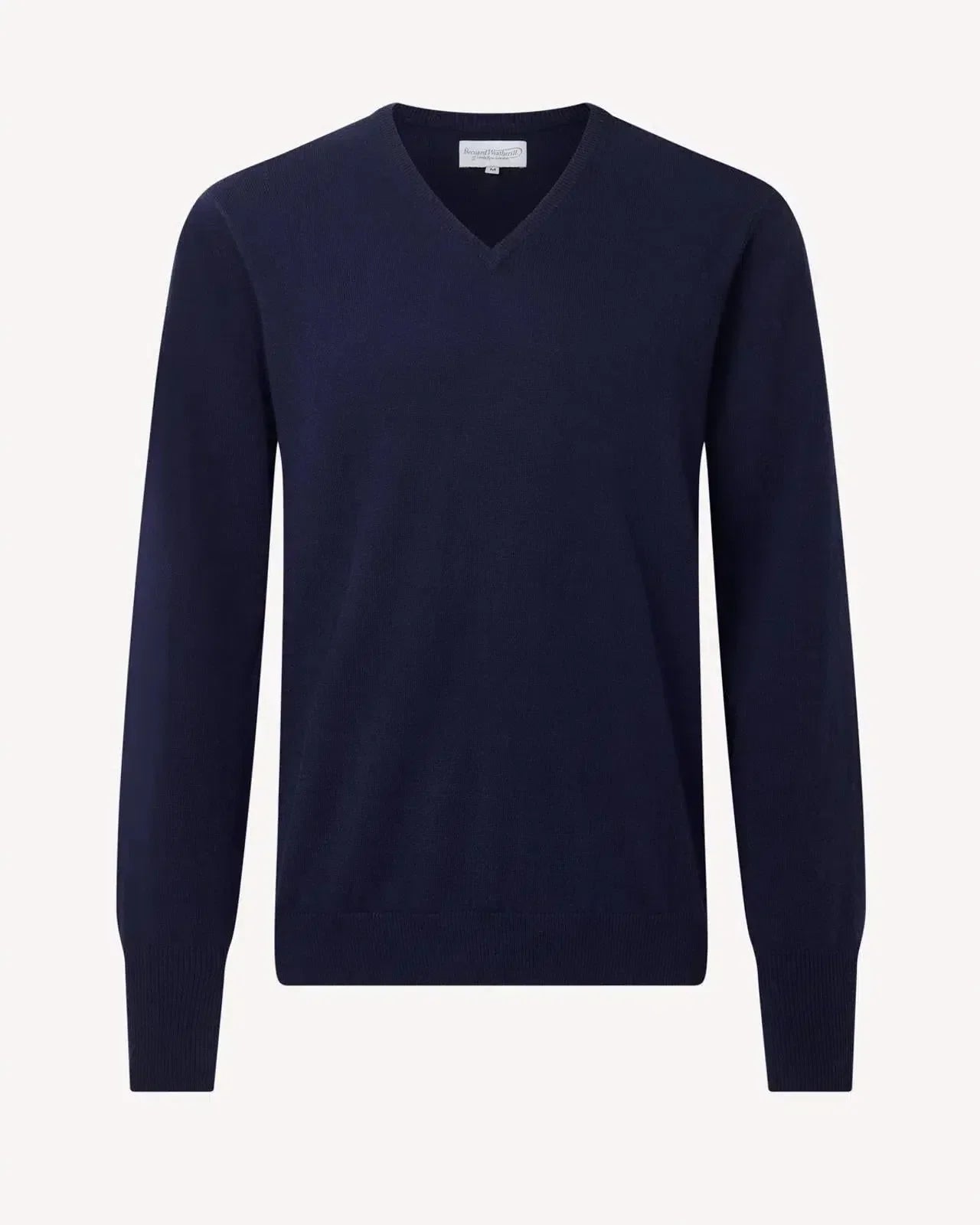 Charles - Savile Row V-Neck Pullover – Navy