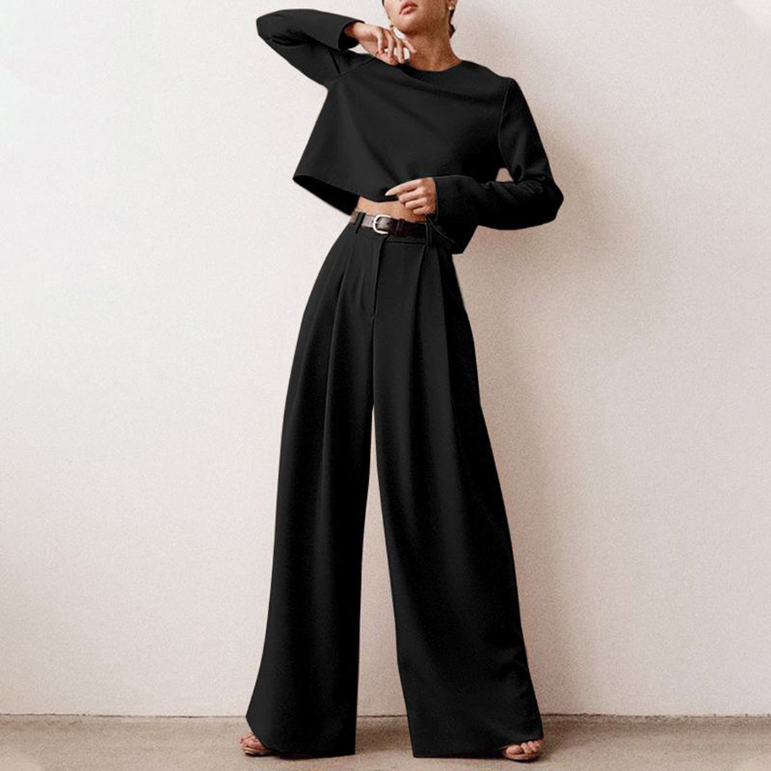 Chic 2-Piece Wide Leg Pants Set