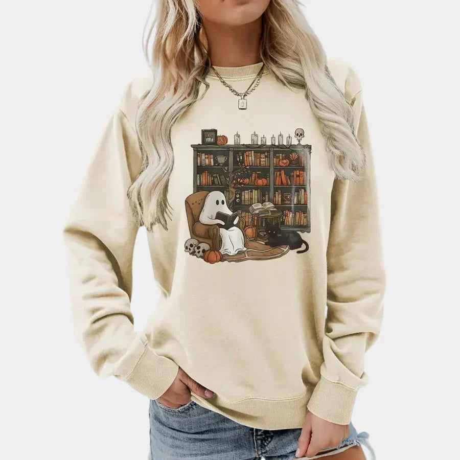 Women's Spooky Halloween Jumper by Mirela