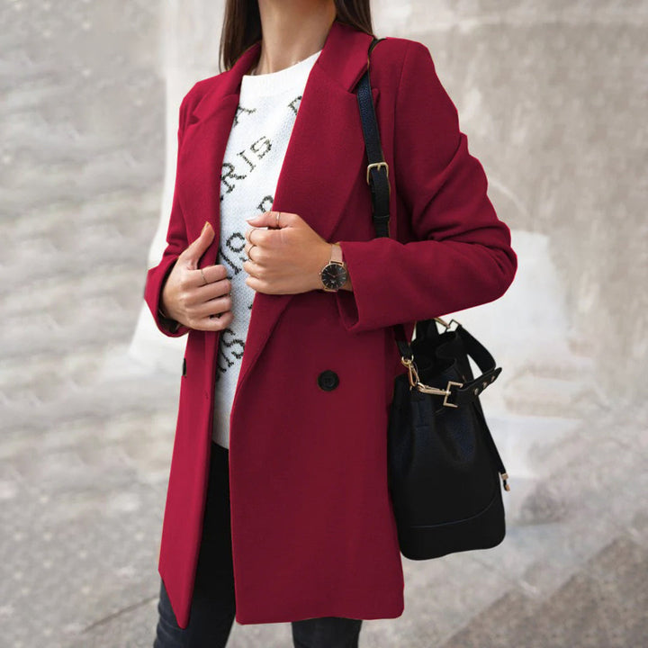 Warm Ladies Wool Winter Jacket