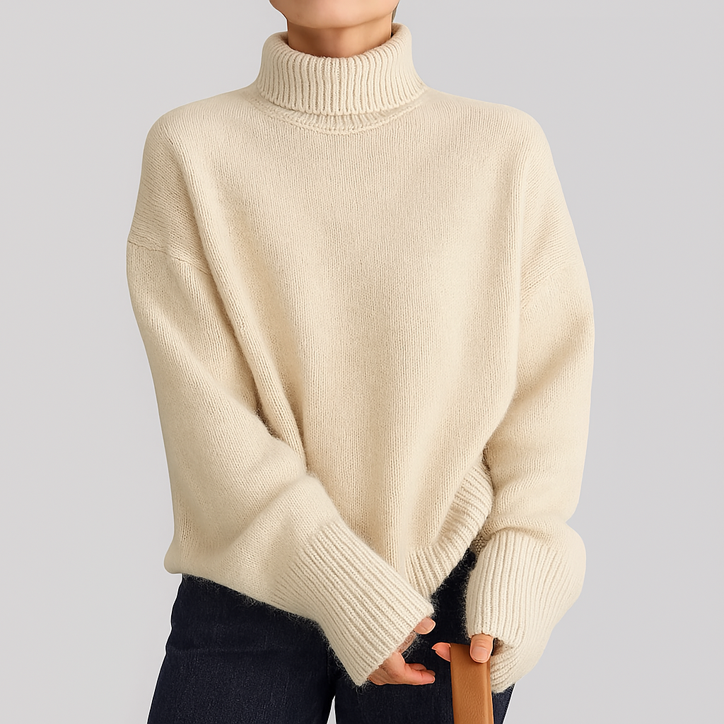 Warm High Neck Women's Thick Winter Sweater