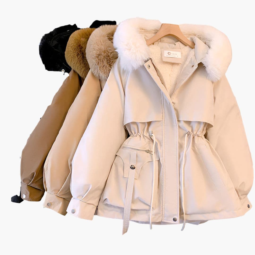 Waterproof Ladies Long Parka with Hood