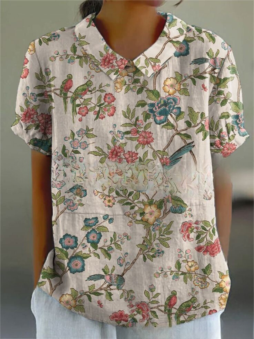 Bea | Elegant Flower Blouse for Women