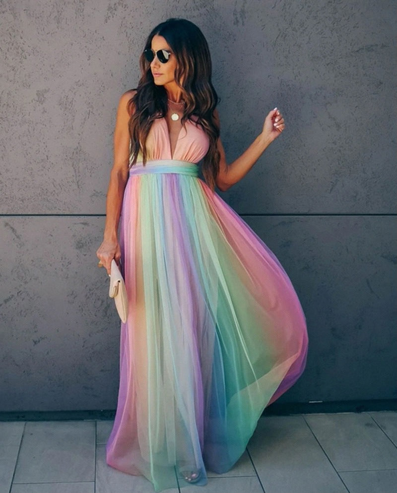 Beatrix | Sleeveless Chiffon Dress for Women - Elegant Summer Dress