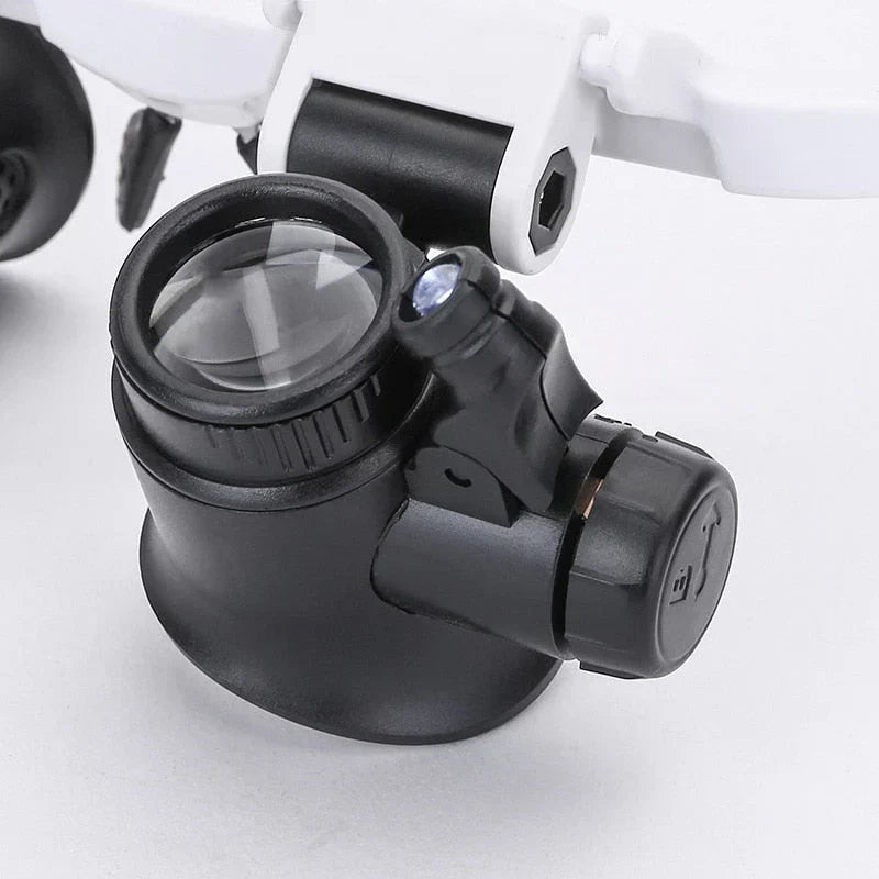 Bright LED Magnifying Lamp with Zoom Lens
