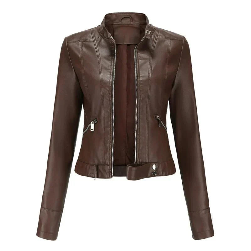 Women's Nadia Vegan Jacket: Timeless Style and Comfort