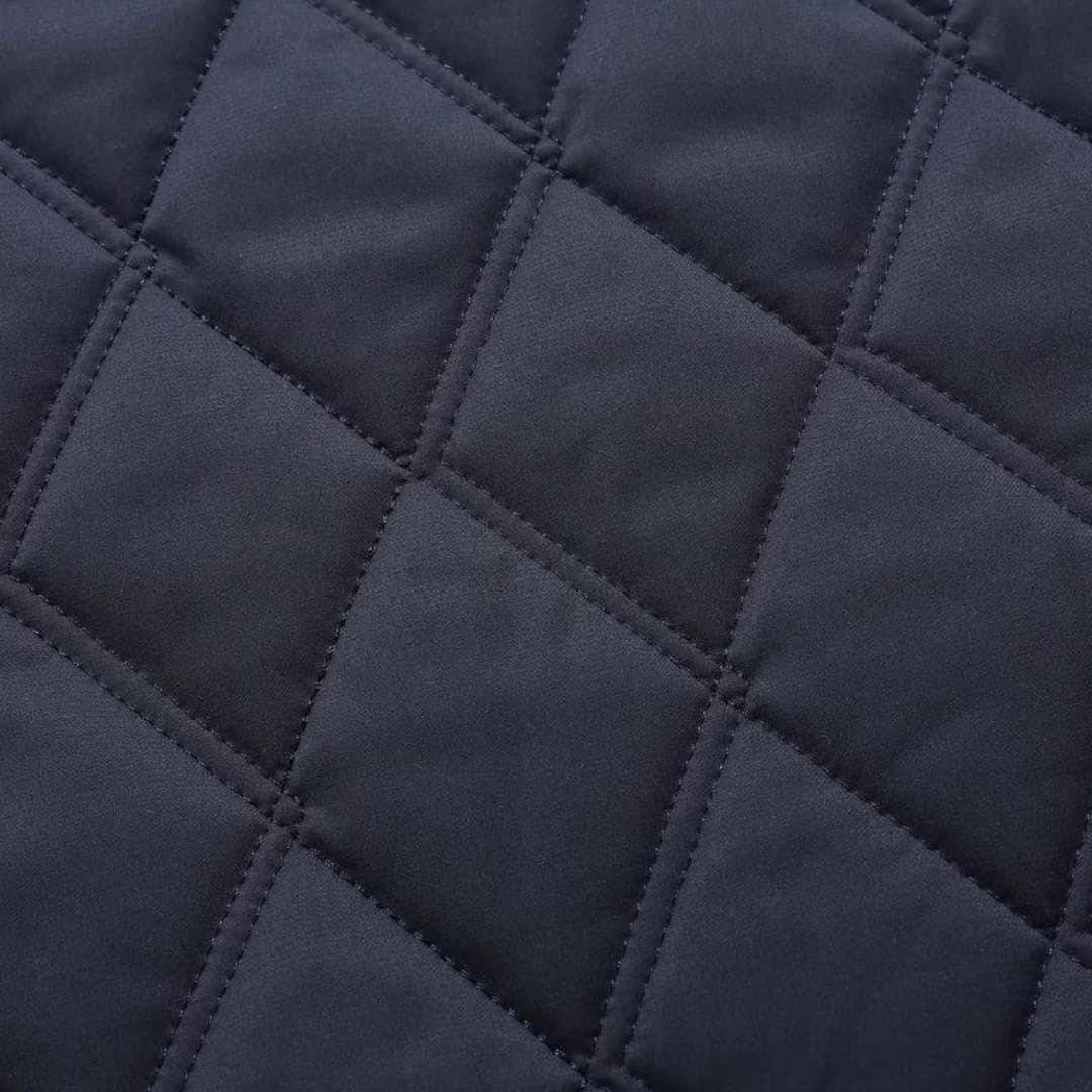 Warm Padded Men's Coat with Stand Collar
