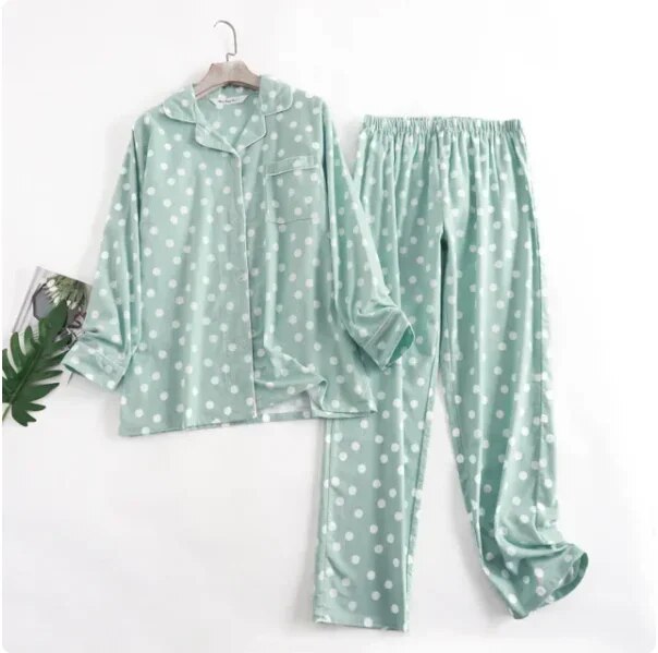 Women's vibrant patterned pajama set, comfortable and two-piece