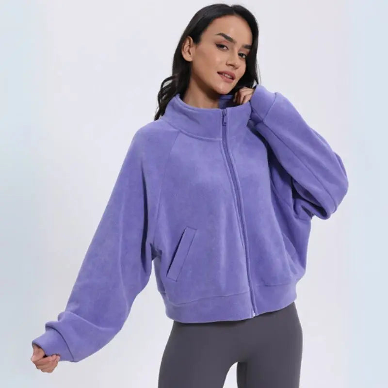 Vest made of soft polar fleece for women