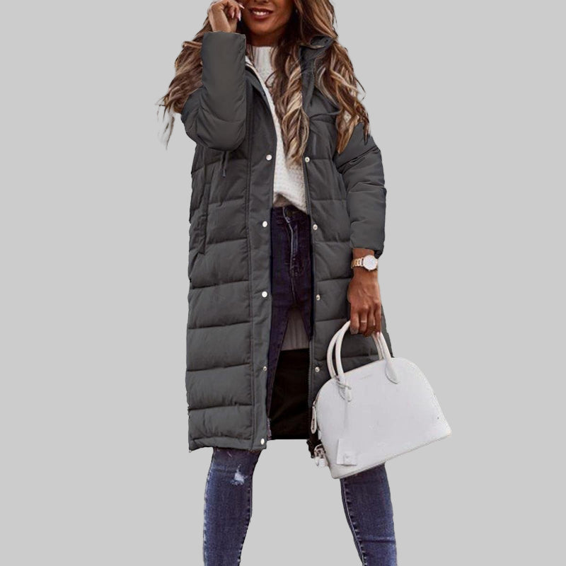 Warm Padded Women's Parka Coat