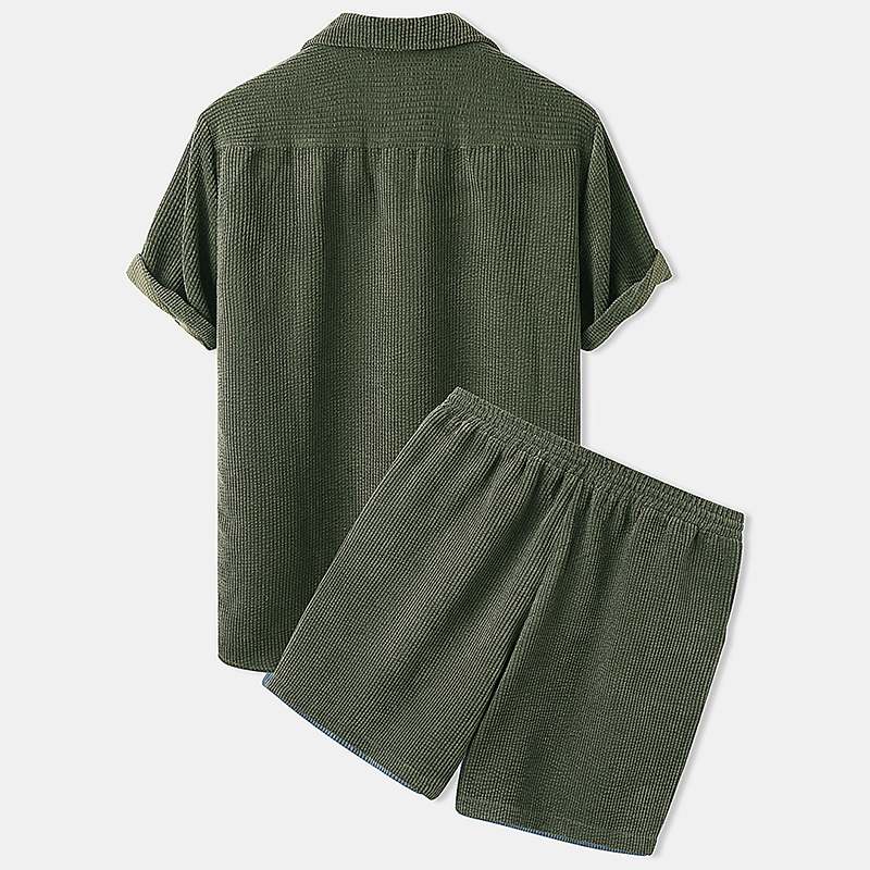 Breathable Casual Men's Summer Outfit Set