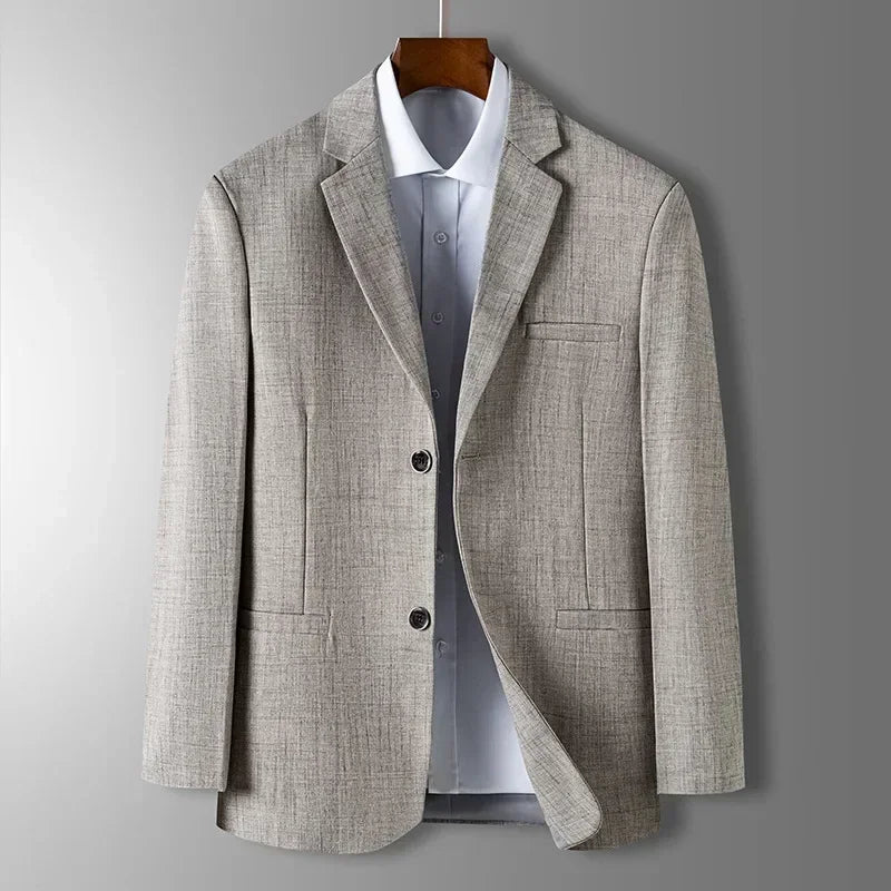 Adrian Men’s Classic Blazer – Timeless Tailoring Light Gray