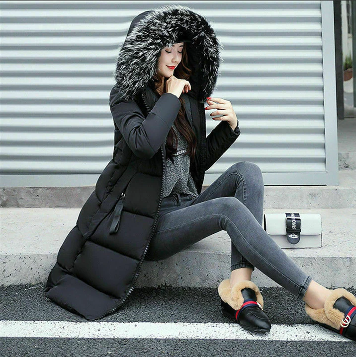 Women's Fuzede Long Winter Coat
