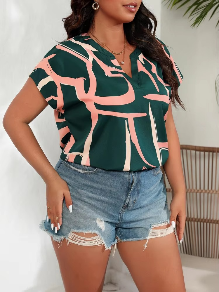 Carlotta | Stylish Top with Modern Print for Women