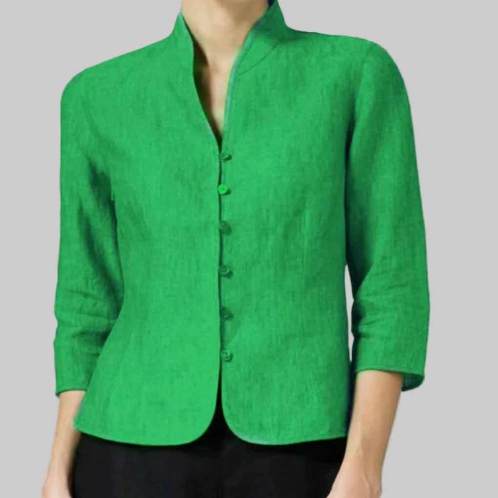 Women's Classic Collar Blouse - Elegant Everyday Style