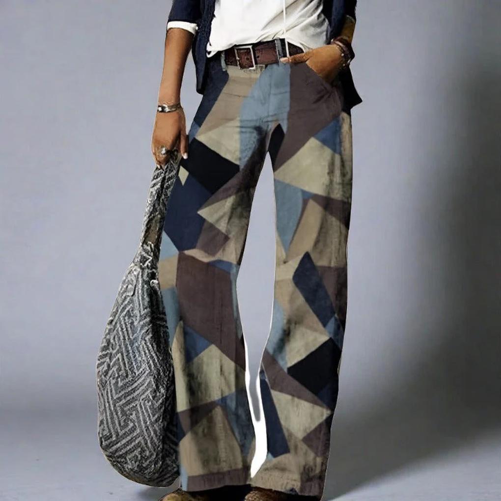 Women's Casual Floral Jeans – Loose Comfort Fit