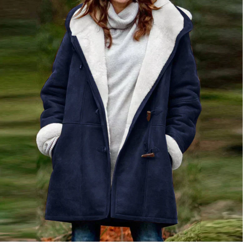 Winter jacket for women with insulating lining