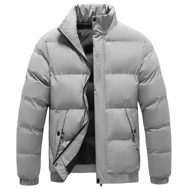Winter jacket for men with collar