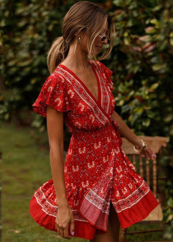 Winona | Red Heart-Shaped Dress for Women and Chic