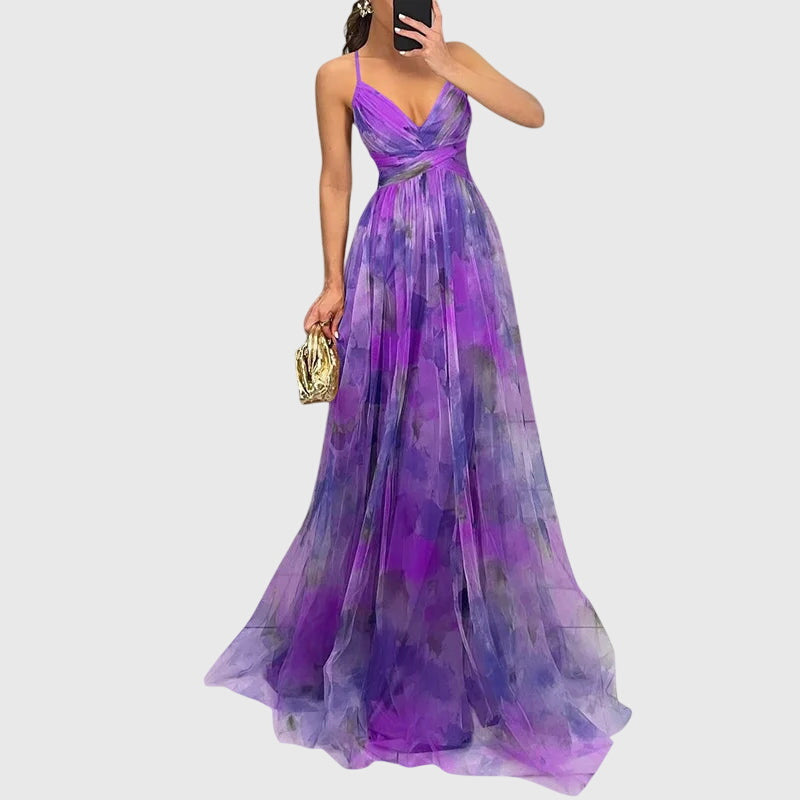 Beautiful Flower Long Dress