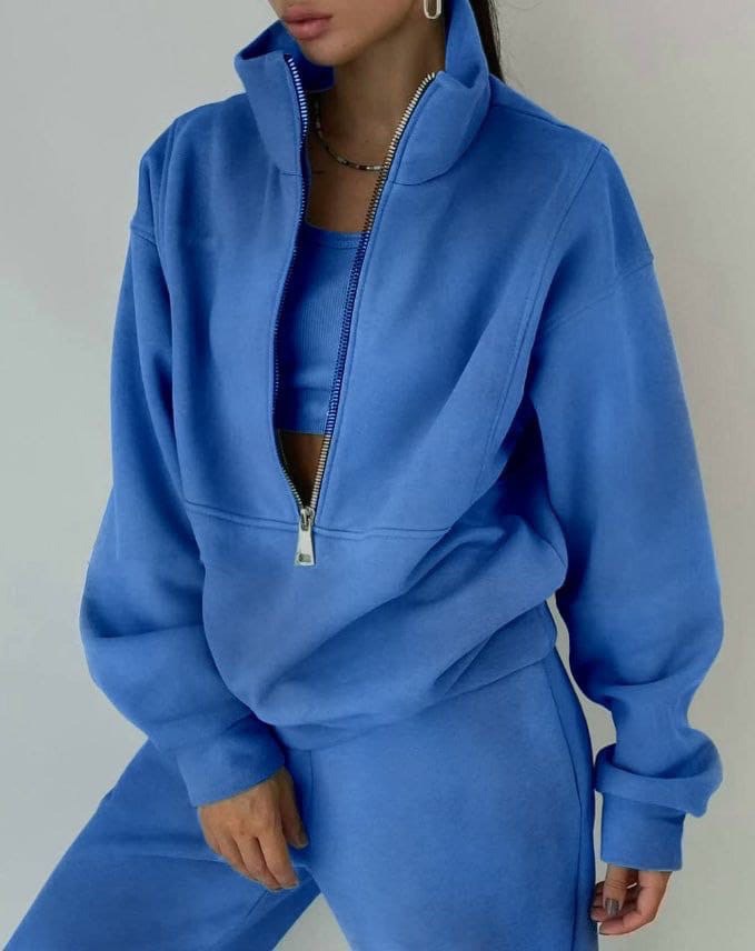 Women's Half-Zip Tracksuit | Two-Piece