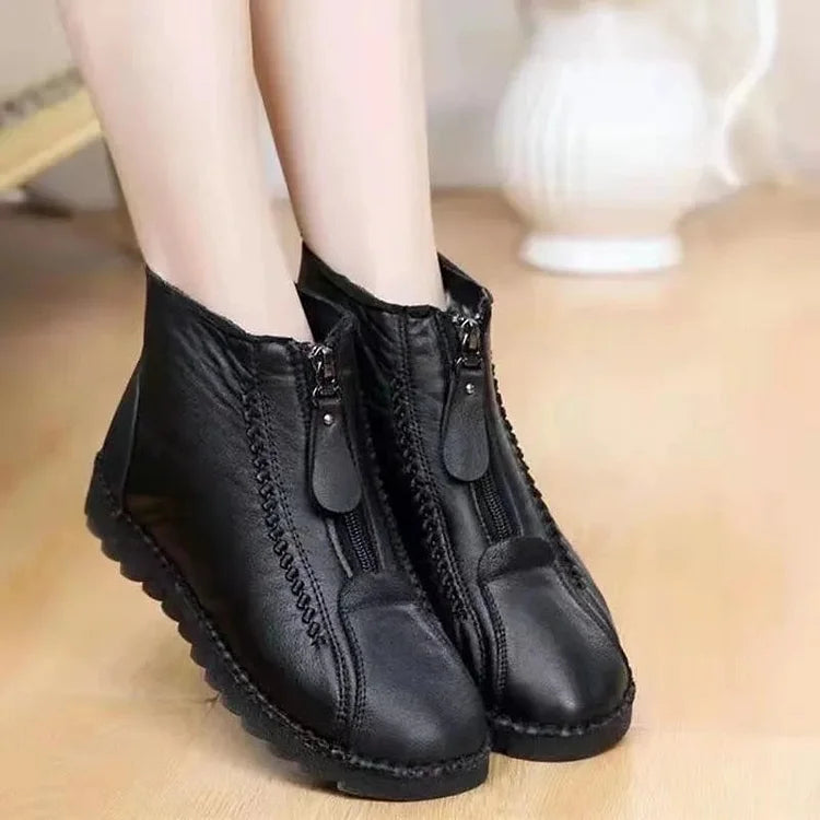 Aveline™ | Women’s Winter Ankle Boots – Warm & Non-Slip