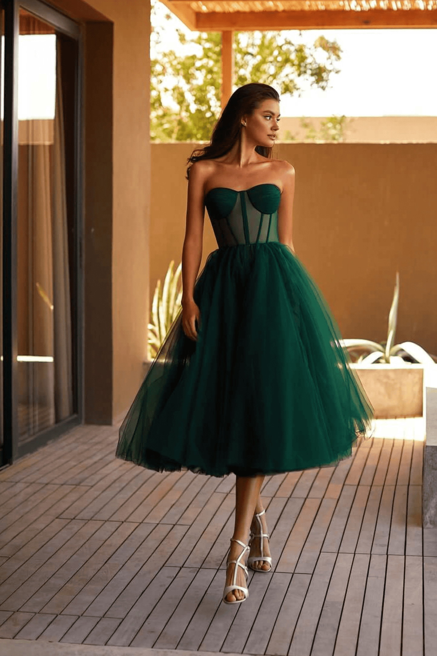 Black Bustier Dress | Tulle | Dramatic and Elegant