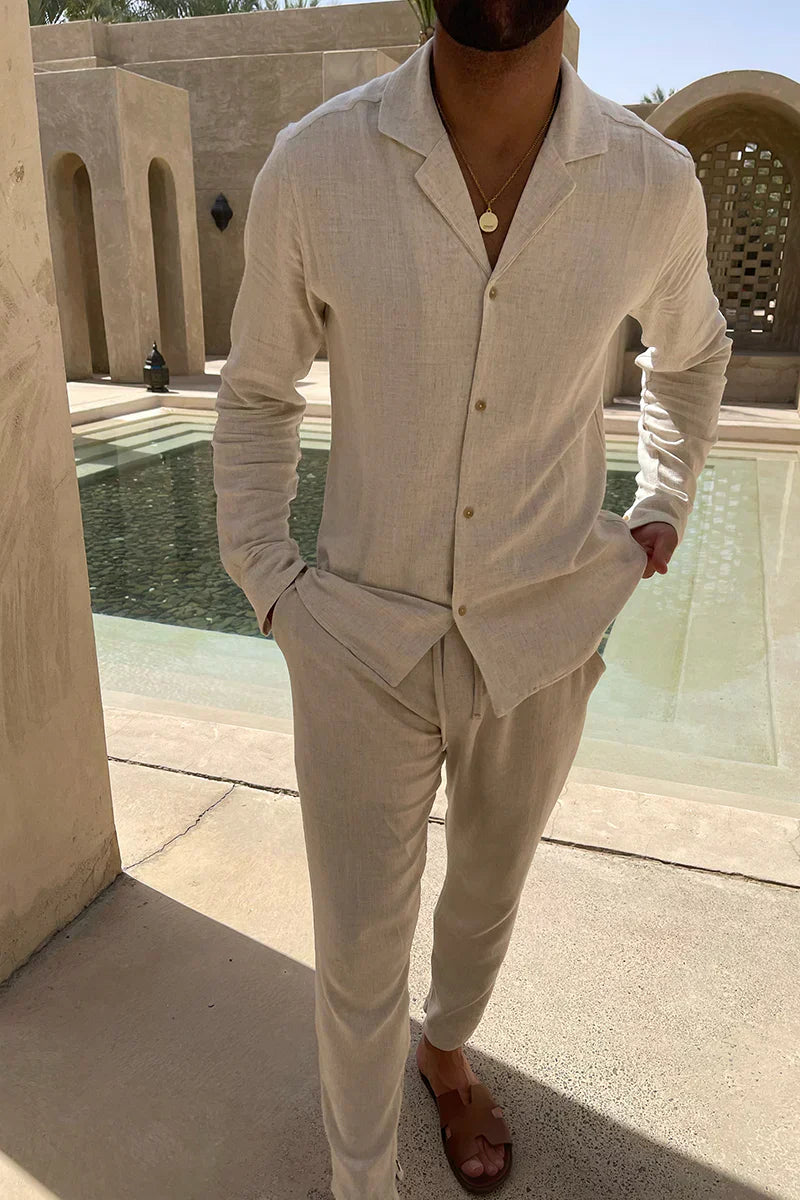 Casual Jacket & Trousers Set for Men