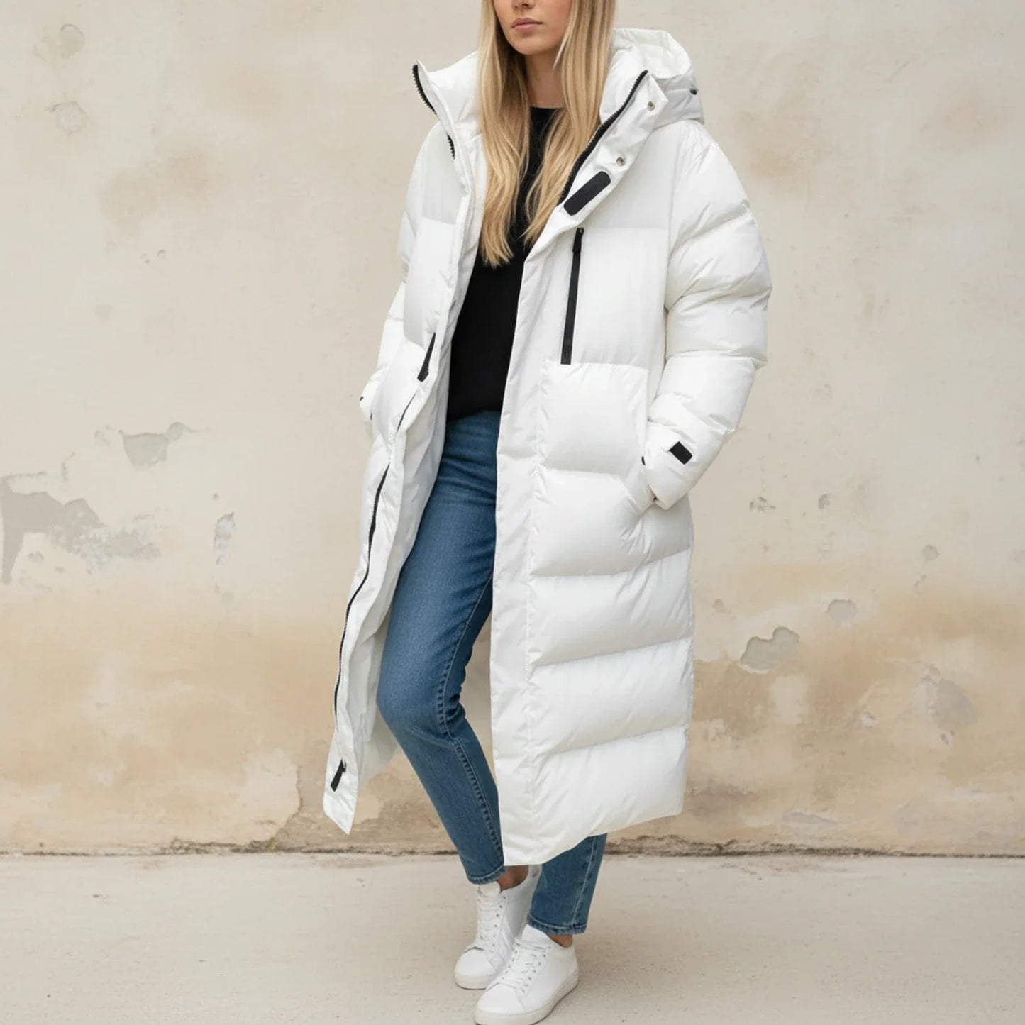 Warm Down Filled Women's Winter Coat