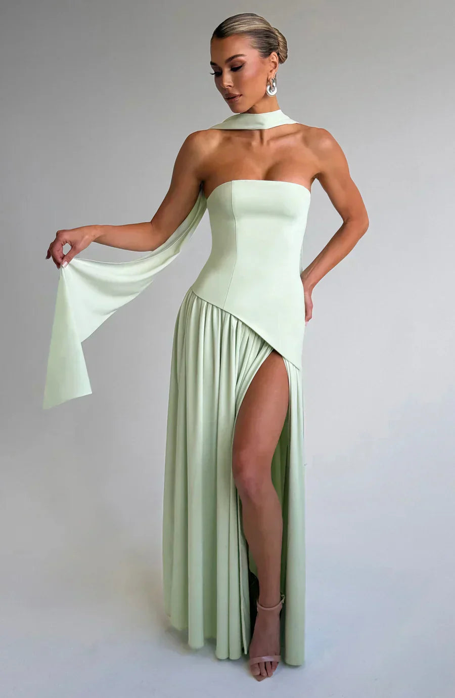Women’s Wedding Guest Dress | Strapless Maxi