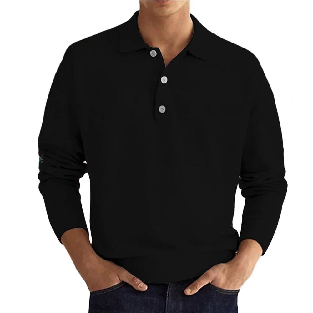 Aarik | Classic Long Sleeve Polo Shirt for Men